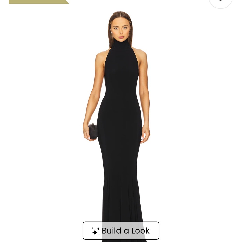 Norma Kamali Black Maxi Dress